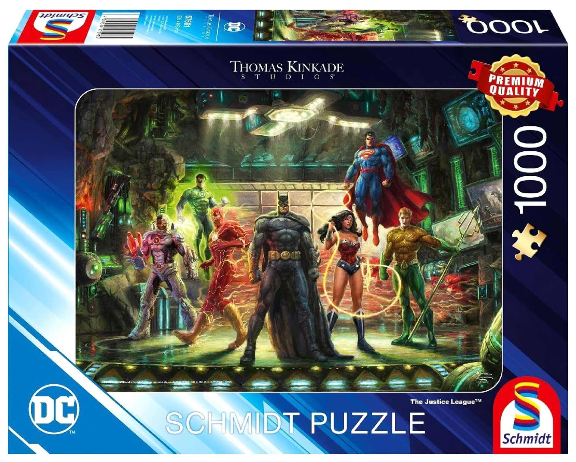 Puzzle 1000 PQ T.Kinkade Liga Sprawiedliwości 113549