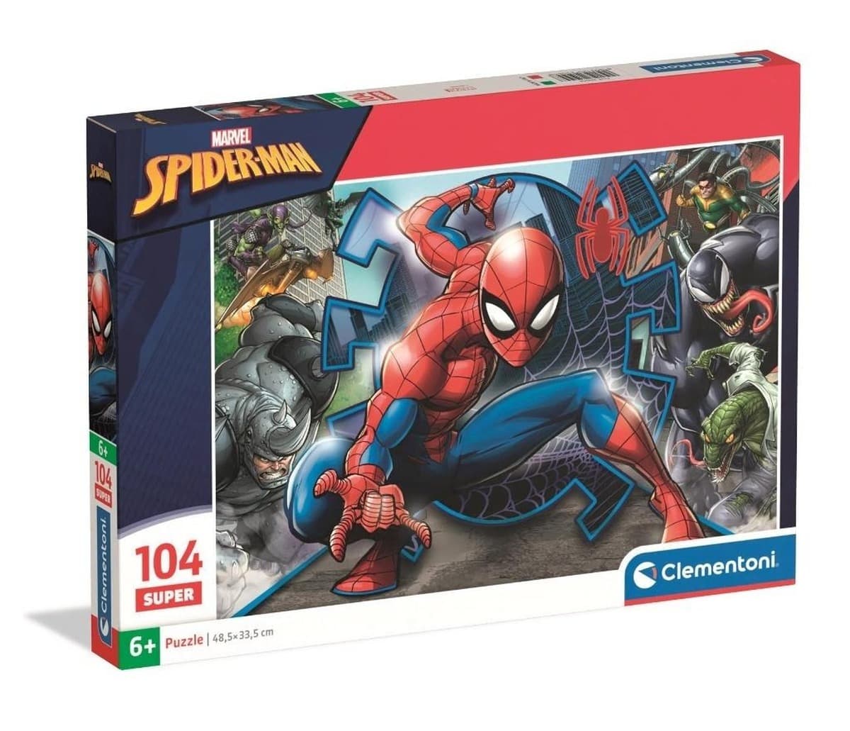Puzzle 104 elementy Super Kolor Spider-Man