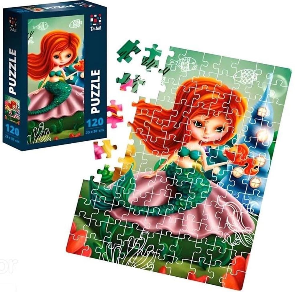 Puzzle 120 elementów Mała Syrenka dla dzieci