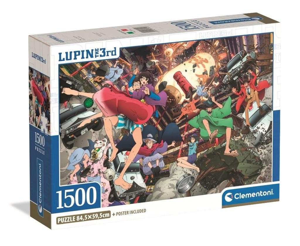 Puzzle 1500 elementów Compact Lupin III