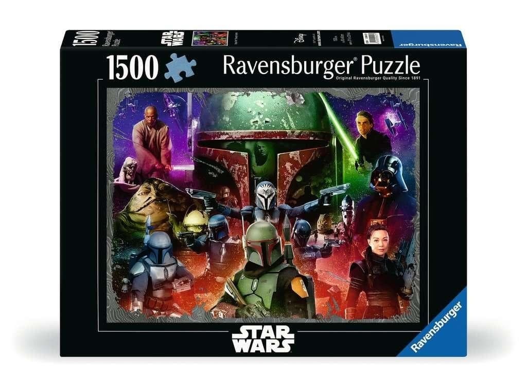 Puzzle 1500 elementów Star Wars Boba Fett Łowca Nagród