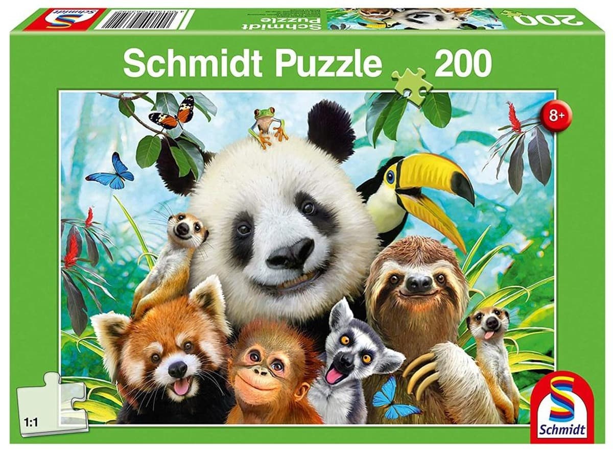 Puzzle 200 elementów Wesołe Zwierzaki dla Dzieci