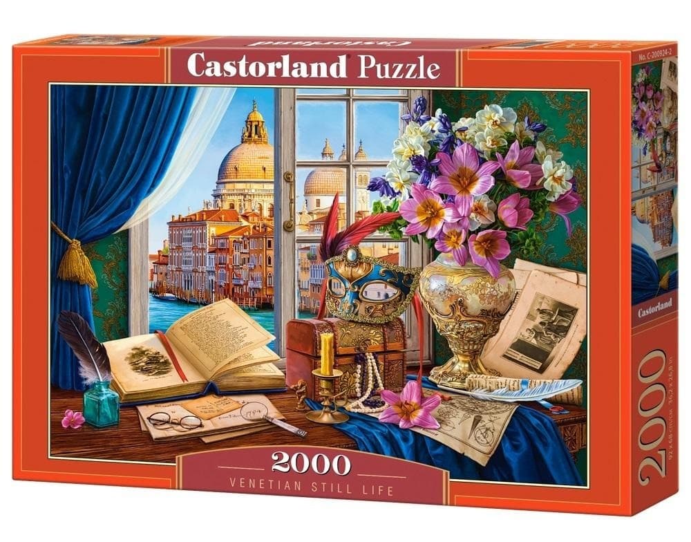 Puzzle 2000 elementów Wenecka martwa natura