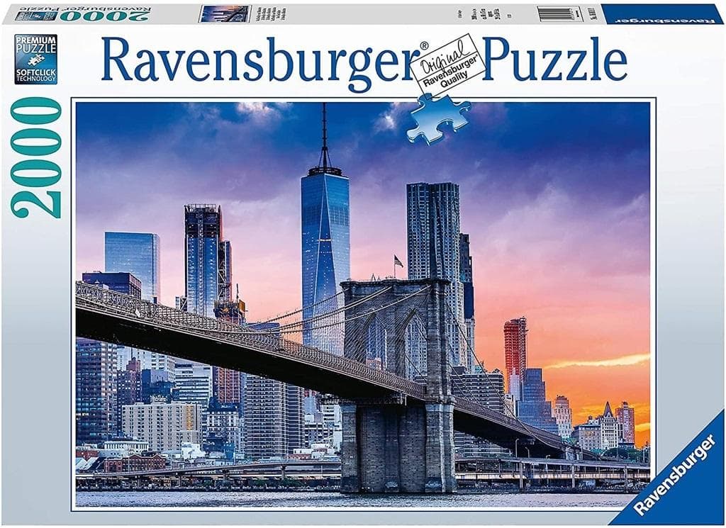 Puzzle 2000 elementów Panorama Nowego Jorku dla osób powyżej 14 lat