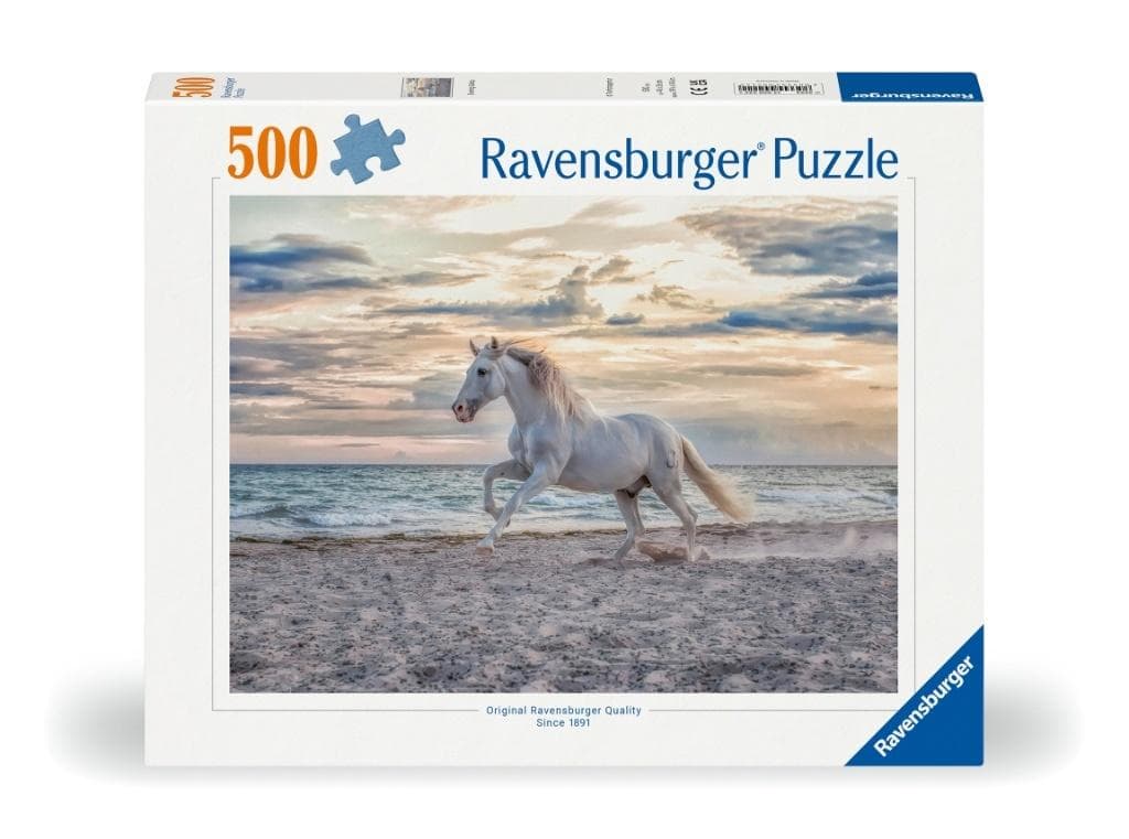Puzzle 2D Galop na plaży 500 elementów Ravensburger