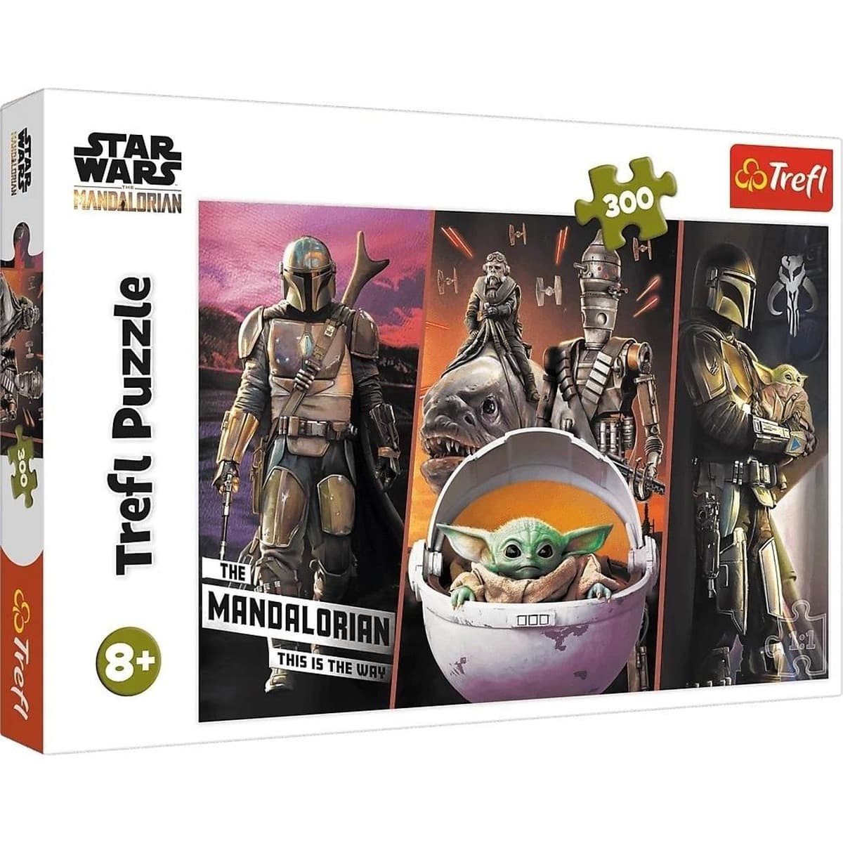 Puzzle 300 elementów Baby Yoda Tajemniczy