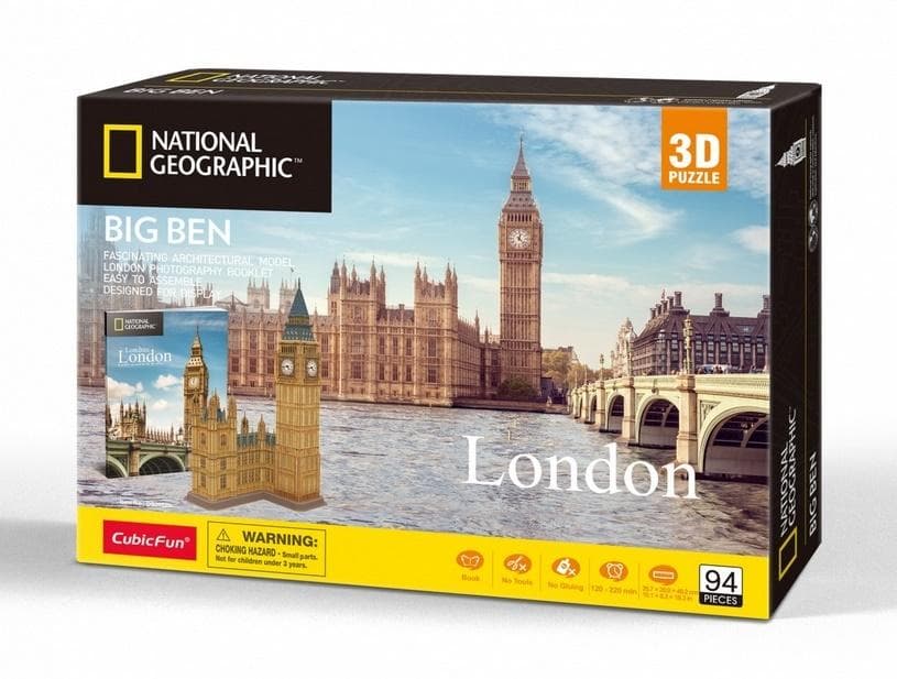 Puzzle 3D National Geographic Big Ben 117 elementów