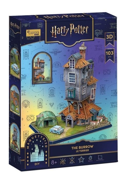 Puzzle 3D Cubic Fun Harry Potter Nora 113 elementów
