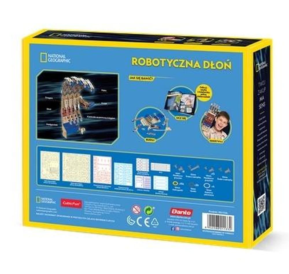Puzzle 3D Robotyczna Ręka STEM National Geographic