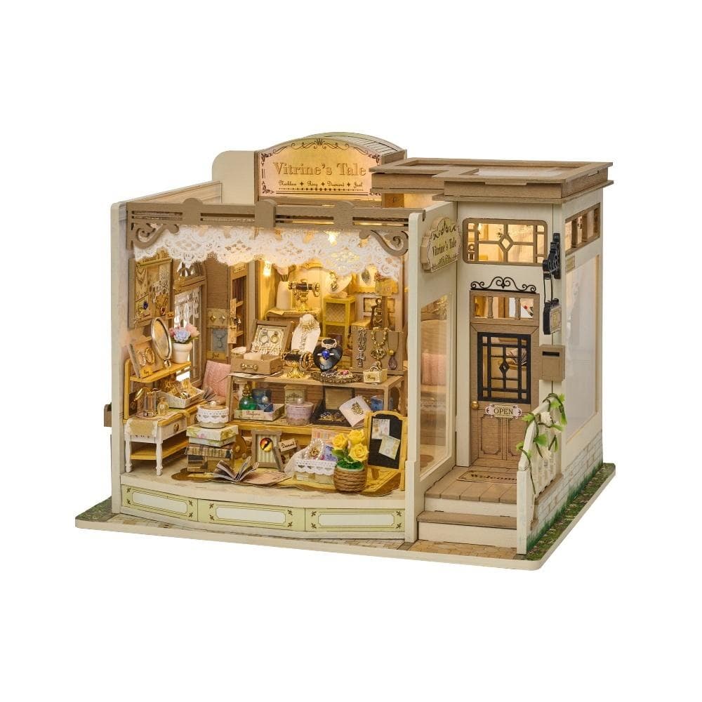 Puzzle 3D Sklep z luksusową biżuterią z lampką LED Knowme