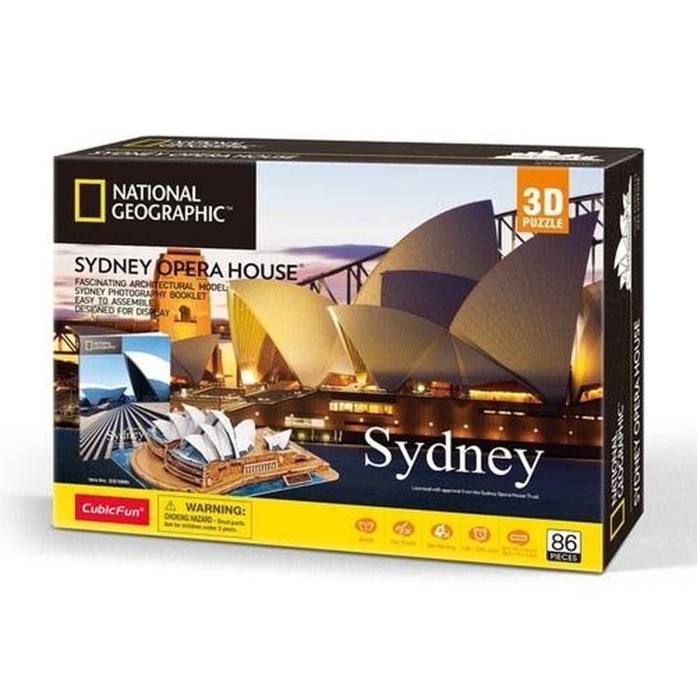 Puzzle 3D Sydney National Geographic 86 elementów