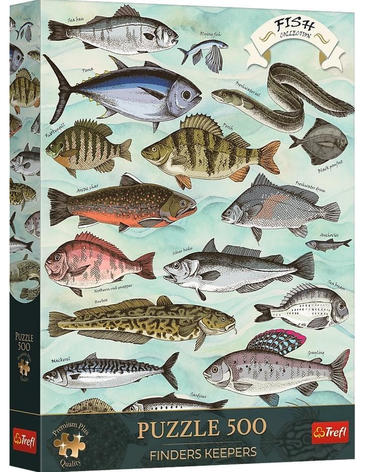 Puzzle 500 Finders Keepers Ryby Trefl