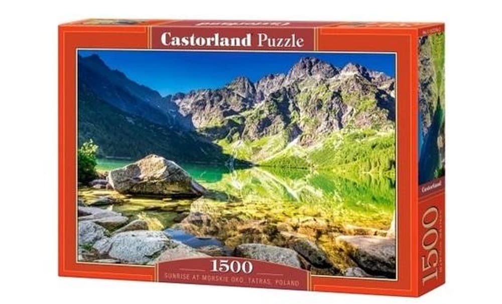 Puzzle Castorland 1500 elementów - Wschód słońca nad Morskim Okiem