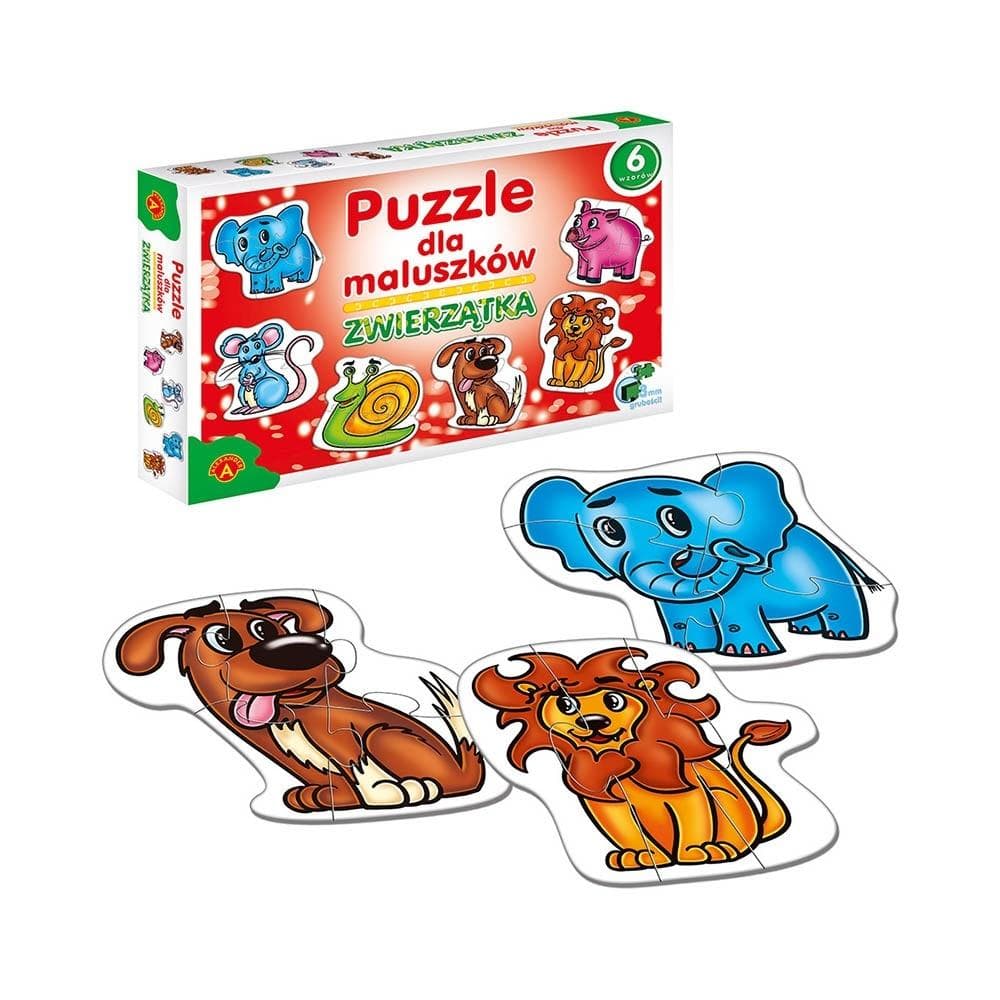ALEXANDER Puzzle dla Maluszków Zwierzątka - pierwsze puzzle dla dzieci od 2 roku życia
