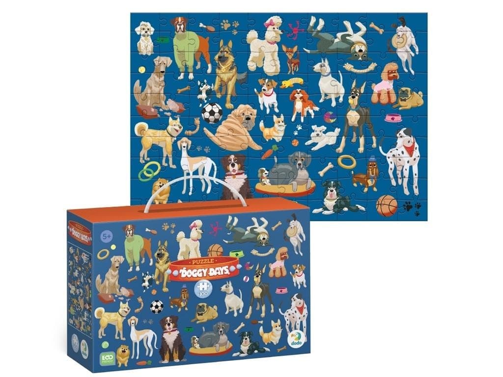 Puzzle Doggy Days 100 elementów Dodo