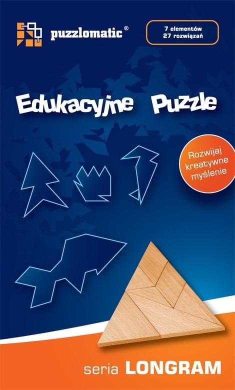 Drewniane puzzle Longram - układanka edukacyjna