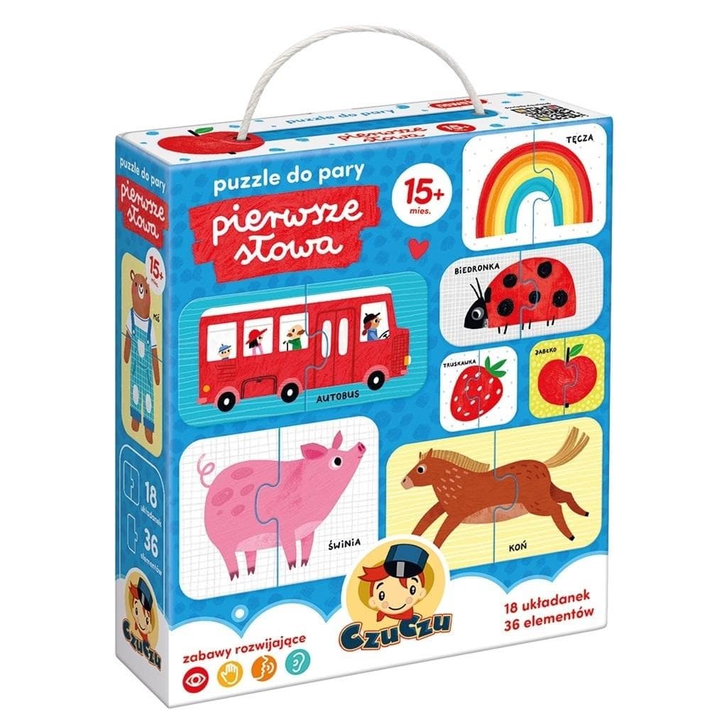 Puzzle Dwuelementowe Pierwsze Słowa CzuCzu