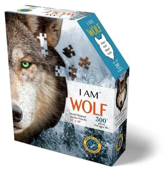 Puzzle konturowe Wilk 300 elementów I am