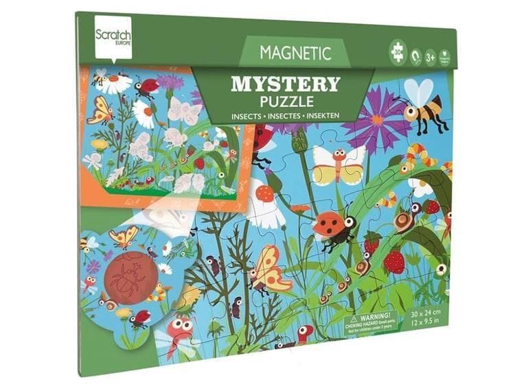 Puzzle magnetyczne Robaczki 2w1