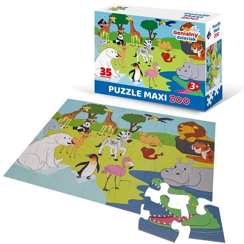 Puzzle maxi 35el pieski