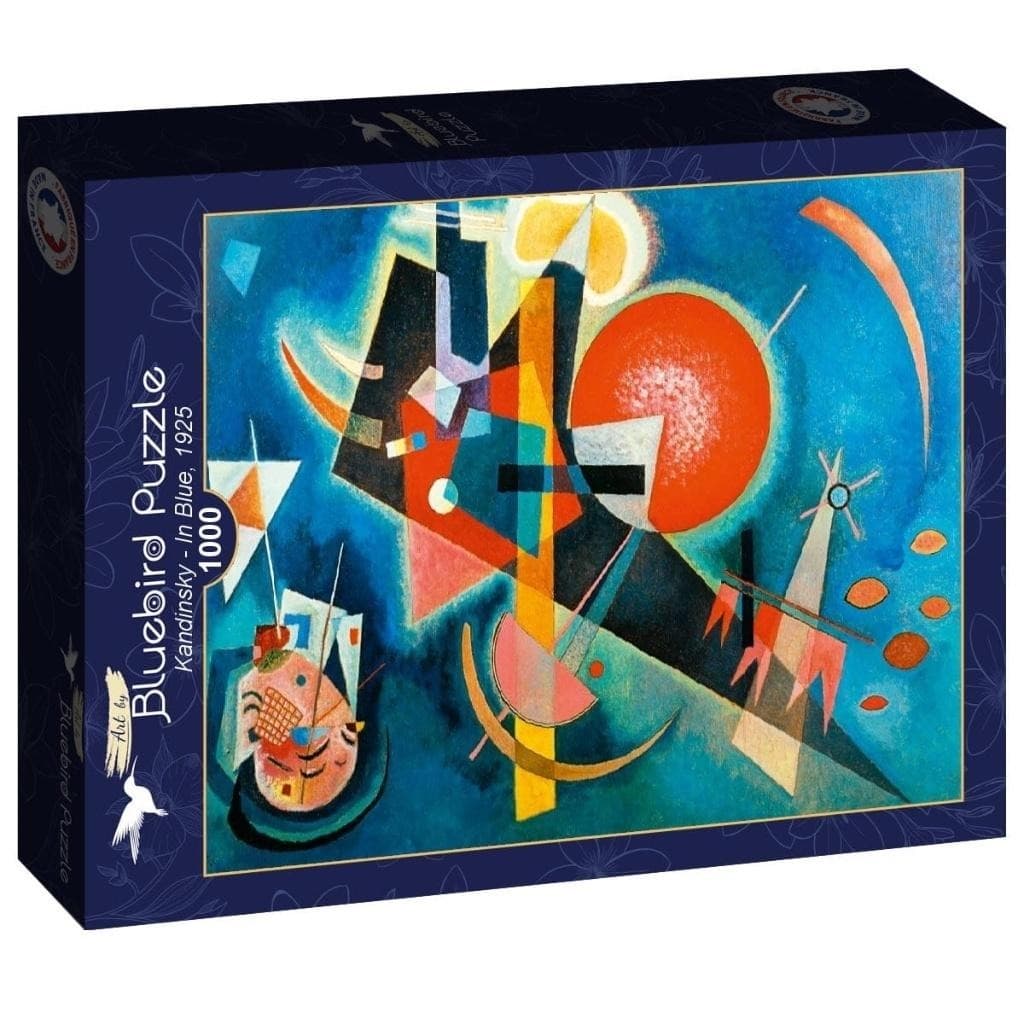 Puzzle Niebieski Kandynski 1925 1000 elementów