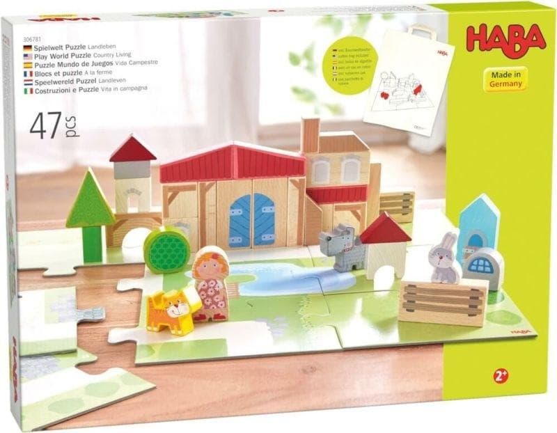 Puzzle Wiejskie życie dla dzieci