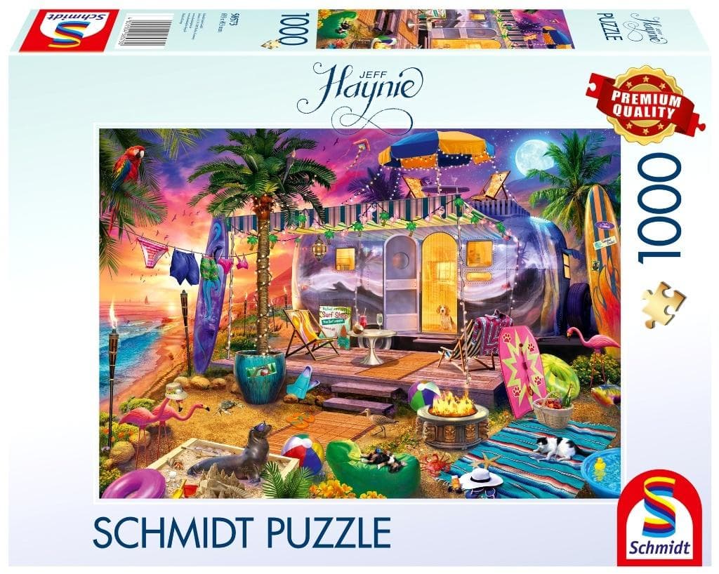 Puzzle Schmidt Spiele 1000 elementów - Mobilny domek na plaży