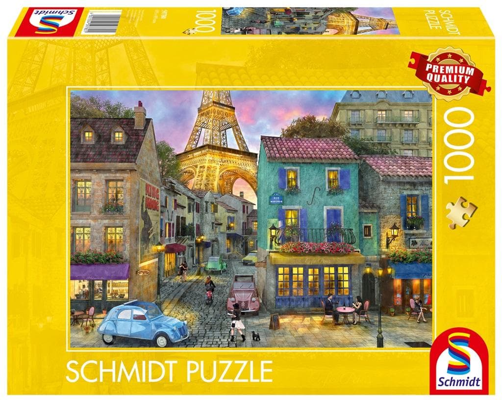 Puzzle Schmidt Spiele 1000 elementów Ulice Paryża