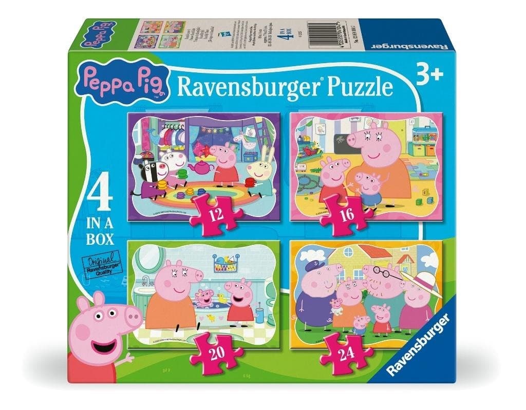 Puzzle Rodzinne Chwile Peppy dla Dzieci 4w1
