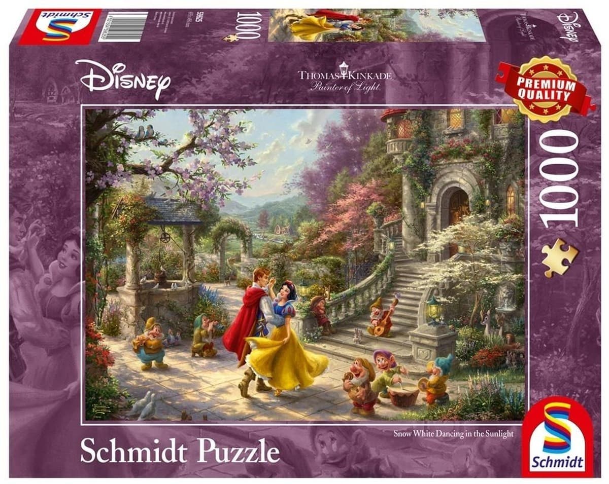 Puzzle Schmidt Spiele 1000 elementów Królewna i Krasnoludki jakość Premium