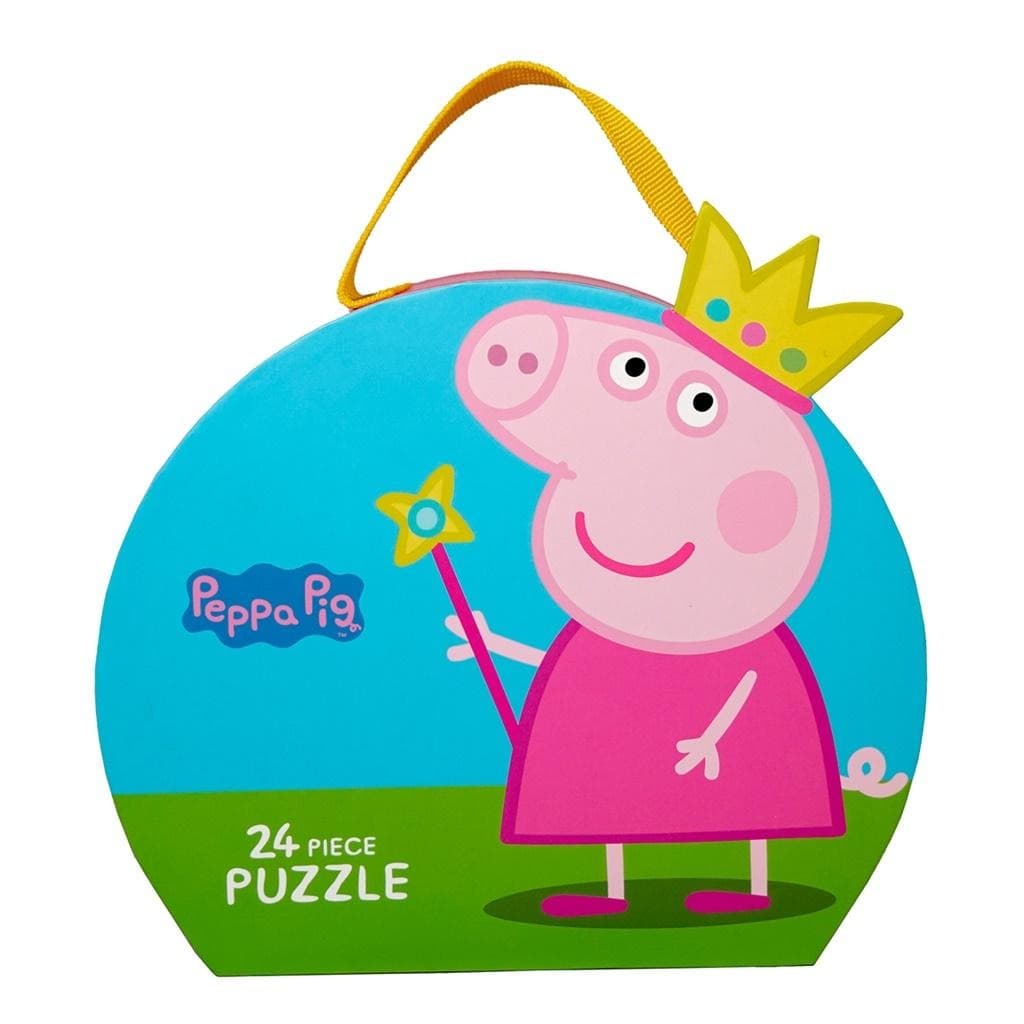 Puzzle Świnka Peppa Księżniczka w walizce 24 elementy