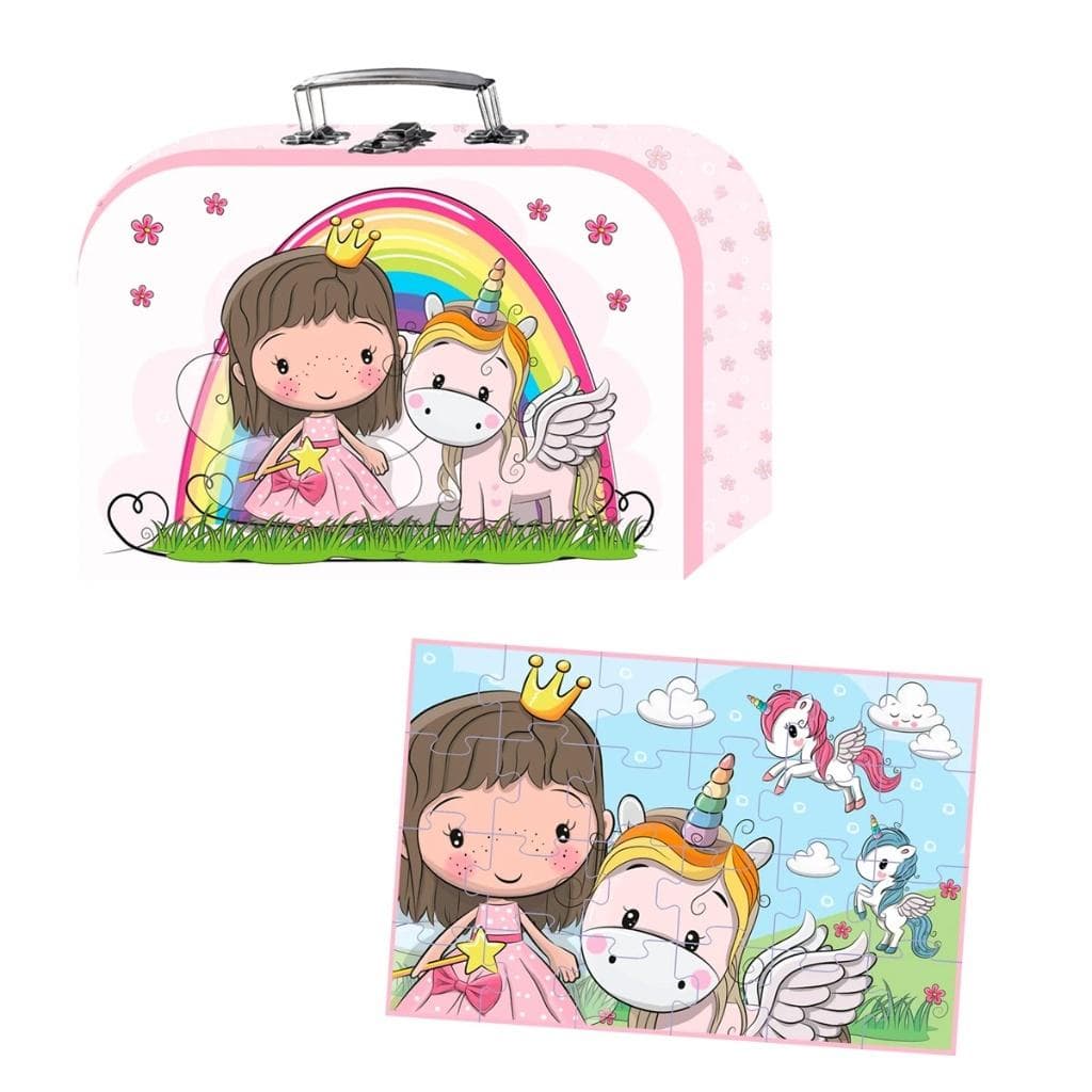 Puzzle Lillie i Ellie w walizce 24 elementy