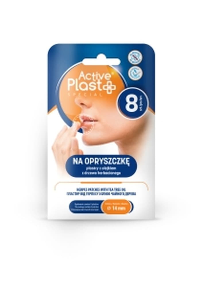 Płyn do pielęgnacji skóry z opryszczką Active Plast A 8 ml