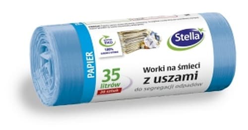 Segregator кольору niebieskiego, format A4, 20 ringów, 35 mm