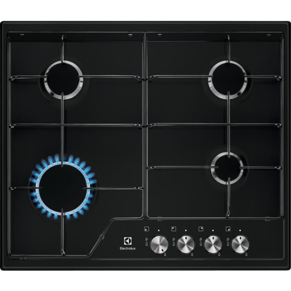 Płyta gazowa Electrolux czarna emaliowana 60 cm