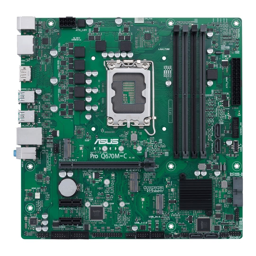 Płyta główna formatu Micro-ATX z chipsetem Intel Q670