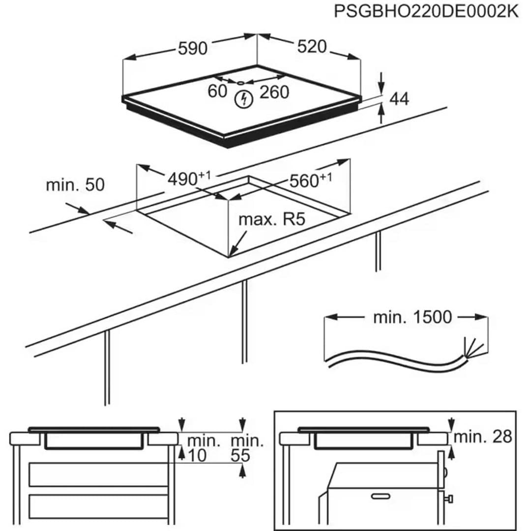 Płyta indukcyjna Electrolux 60 cm SaphirMatt