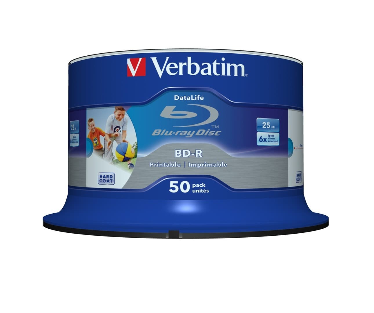 Płyty Blu-ray Verbatim 25 GB 50 sztuk Cake Box