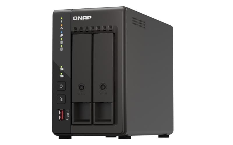 QNAP TS-253E-8G Serwer NAS Tower 2 x 2.5/3.5 SATA 8 GB RAM