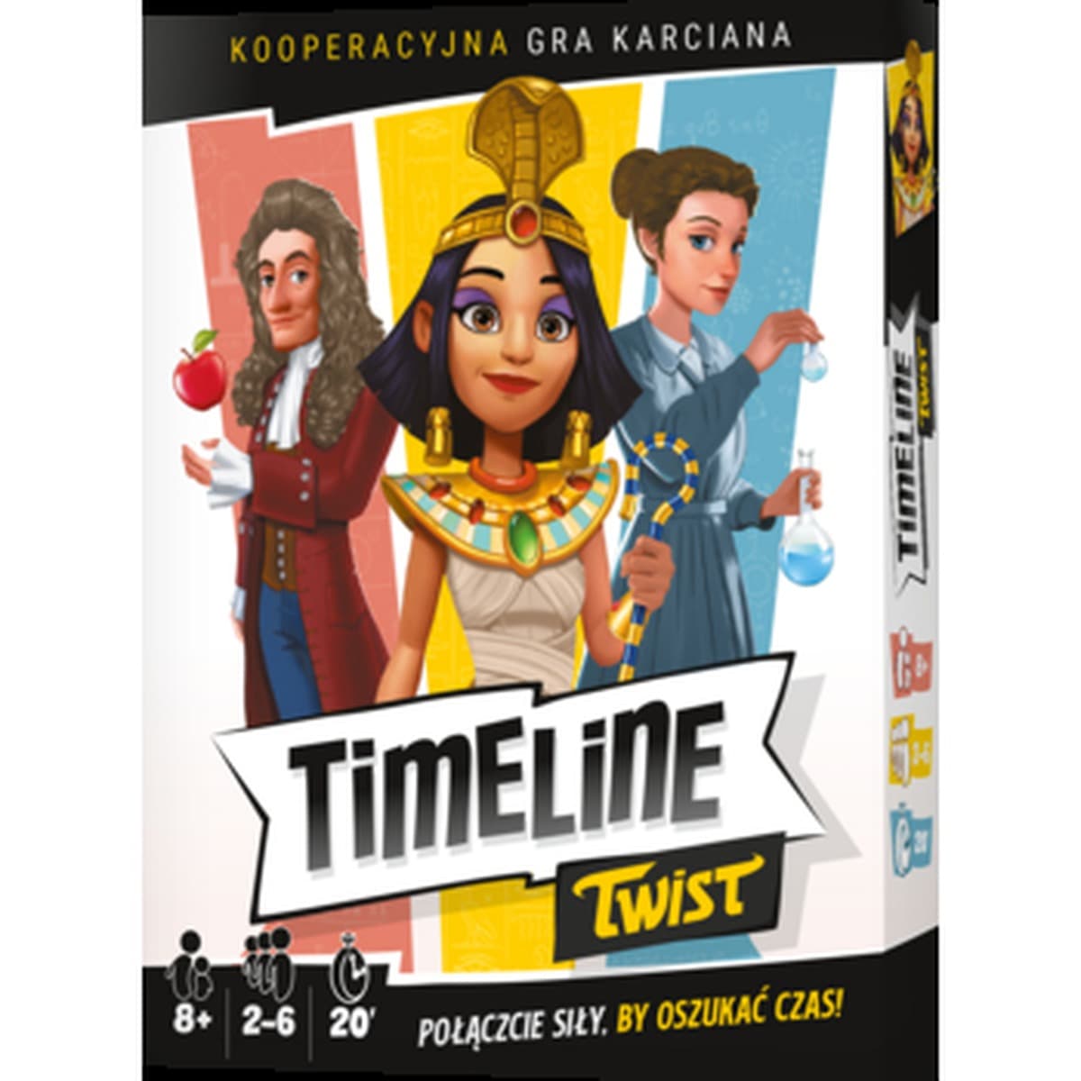 Gra towarzyska Timeline Twist - quiz wiedzy historycznej