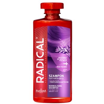 Radical Szampon do Włosów Normalizujący Przetłuszczające Się 400 ml