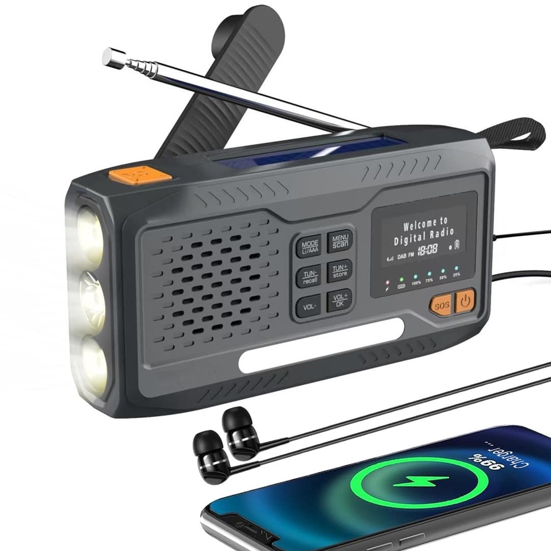 Radio awaryjne Extralink Bluetooth z korbką Dynamo Powerbank 4500mAh