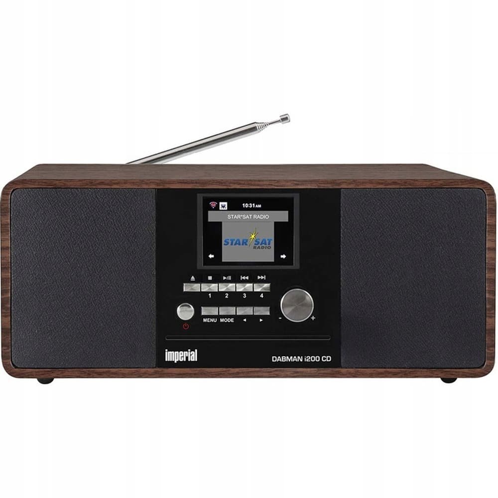 Radio DAB+/FM Imperial DABMAN i200 z CD, drewnopodobne