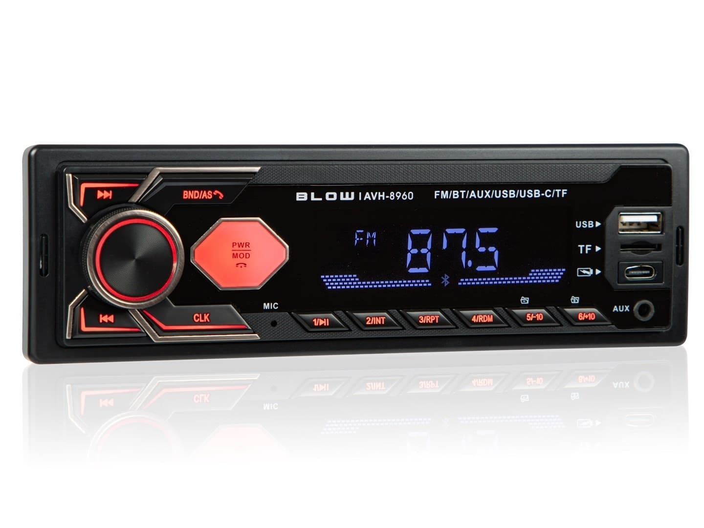 Radio samochodowe BLOW AVH-8960 RDS MP3/USB/micro SD/Bluetooth USB-C 45W