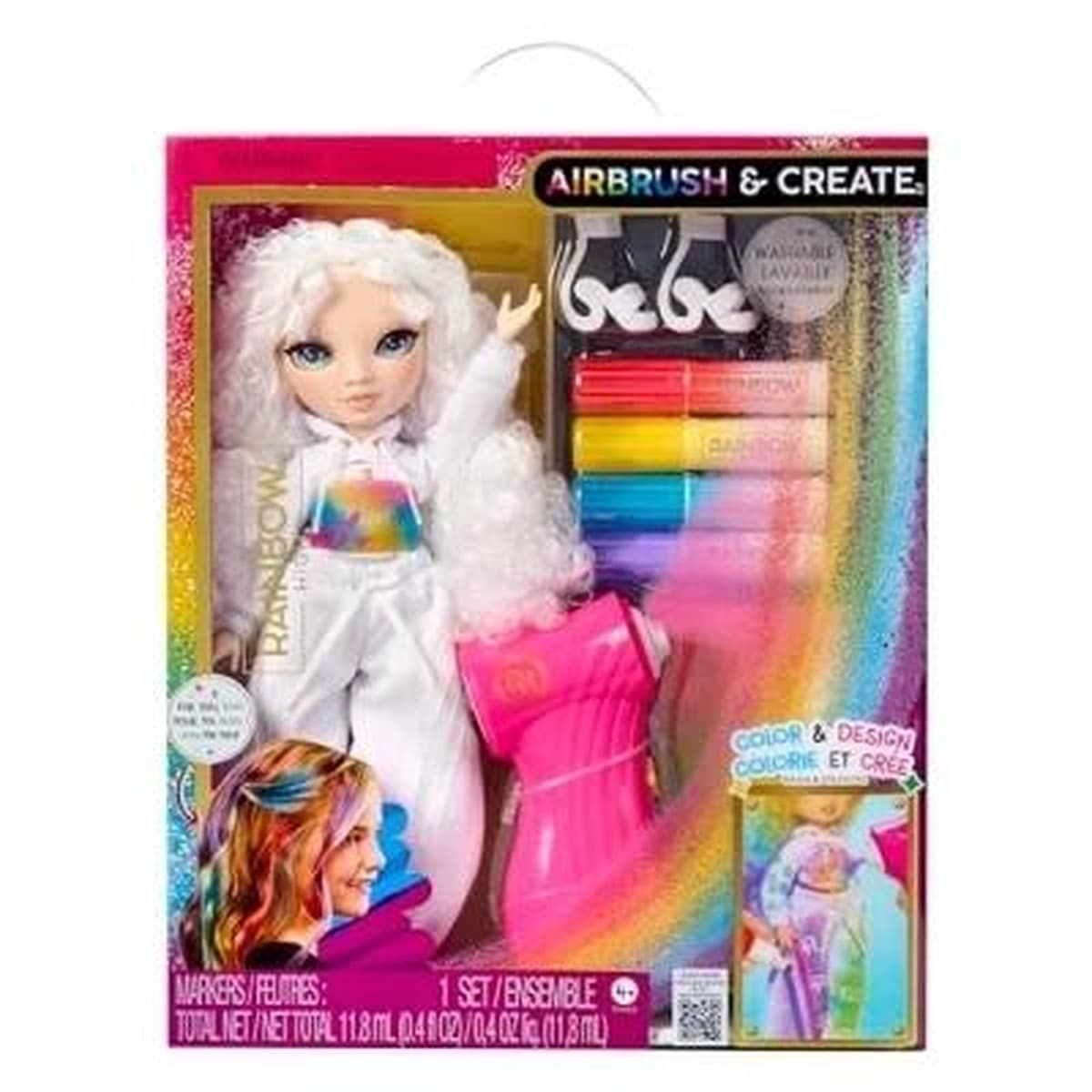 Rainbow High Lalka do Stylizacji z Aerografem Zielone Oczy