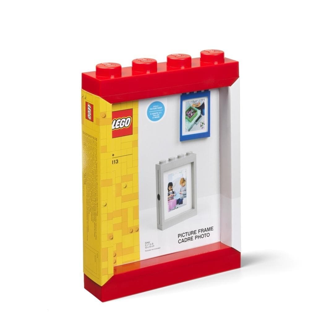 Ramka na zdjęcia LEGO czerwona 268x196 mm