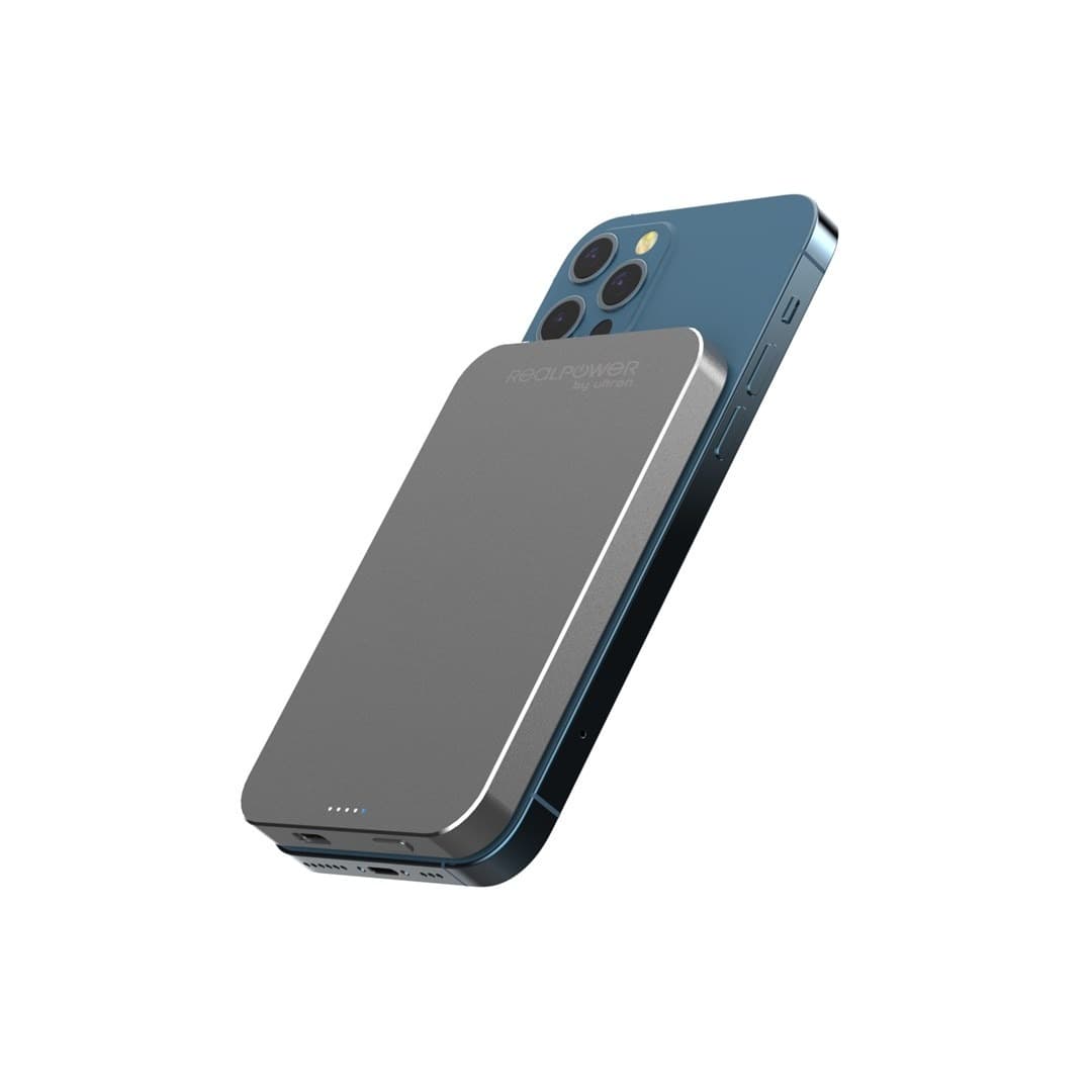 RealPower Powerbank PB-5000 MAG szary 5000mAh
