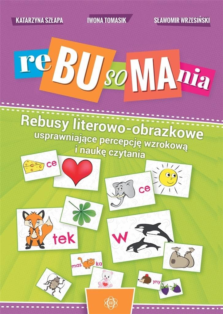 Rebusy literowo-obrazkowe gra/ćwiczenia dla dzieci i dorosłych