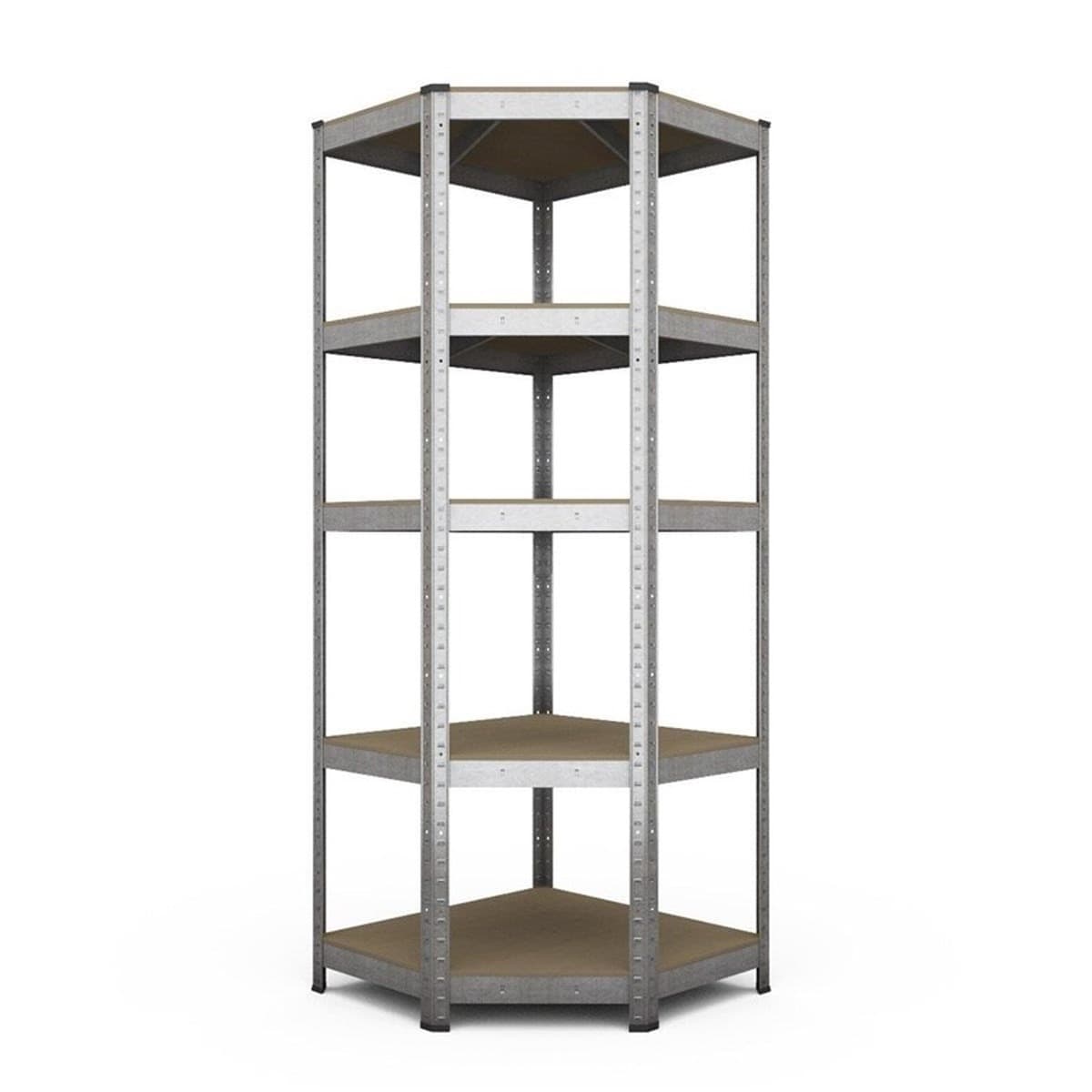 Regał budżetowy RANGULAR 180x90x45 cm metalowo-plastikowy