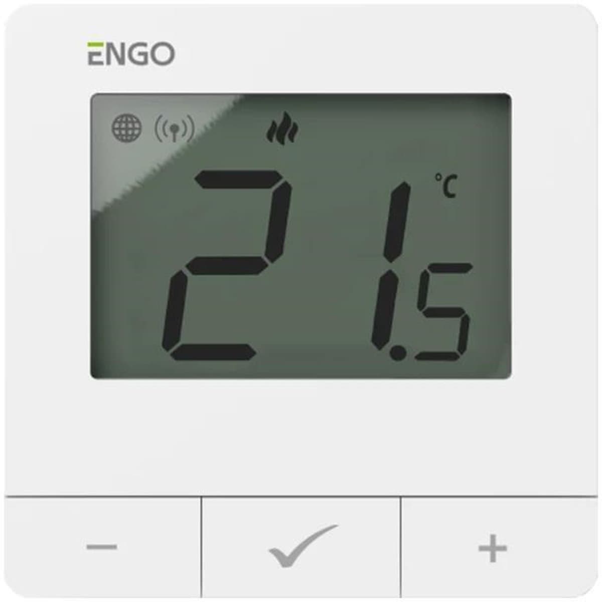 Regulator temperatury ENGO Controls E25-230W, 230V, biały, Internetowy, natynkowy ZigBee/868MHz